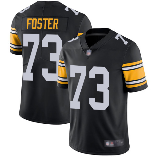 Youth Pittsburgh Steelers Football #73 Limited Black Ramon Foster Alternate Vapor Untouchable Nike NFL Jersey->youth nfl jersey->Youth Jersey